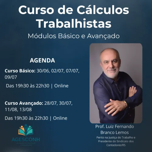 Módulos Cálculos Trabalhistas Básico e Cálculos Trabalhistas Avançado